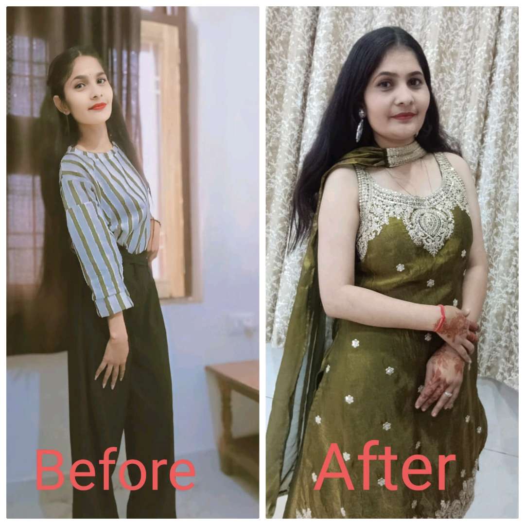 Shalu before and after transformation result